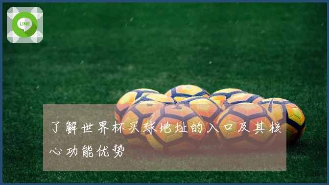 了解世界杯买球地址的入口及其核心功能优势